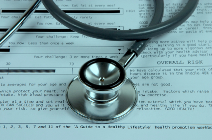 stethoscope and medical report 2